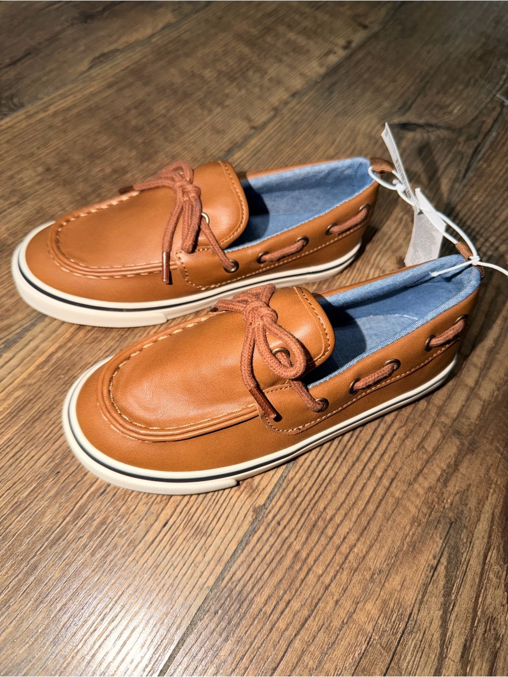 Old Navy Kids Moccasin Boat Shoes in Brown